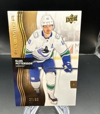 2023-24 Upper Deck Premier - Elias Pettersson #18 Gold /65