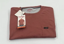 Wrangler Men's Pocket Tee, Red, Size XXL