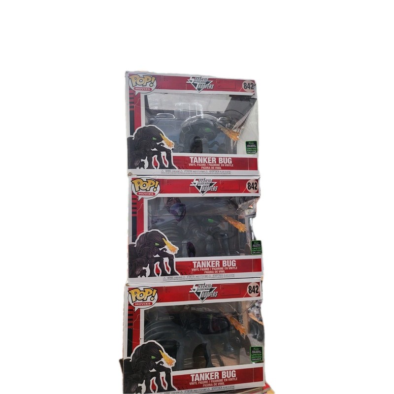 Lot of 3 Funko Pop! Starship Troopers Tanker Bug #842 (2020 Spring Convention)