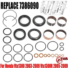 For Honda Kawasaki Suzuki Fork Bushing Oil Dust Seal Bush Repair Kit 7386090