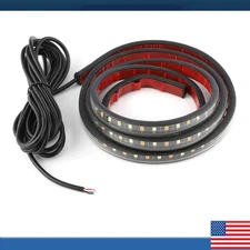 60" Light DRL Strip Amber+White auto car tuck USA 2X US 2 pcs NEW