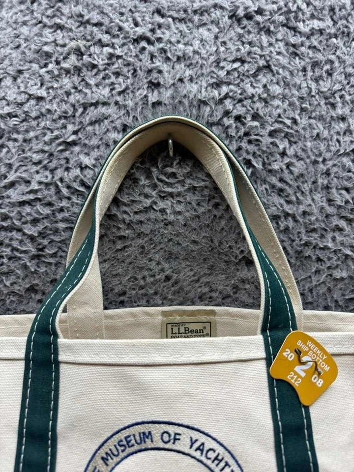 Y2K L.L.Bean Boat & Tote 28th Annual Classic Yacht Regatta Open Top Tote Bag - Image 3 of 4