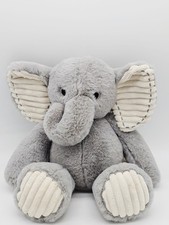 Lambs  Ivy Jungle Safari Gray Plush Elephant Stuffed Animal Toy Jett 10 inch