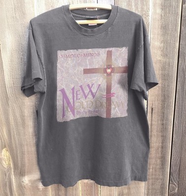 New! Simple Minds New Gold Dream (81 82 83 84) Charcoal Cotton T-shirt