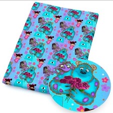 Monster's Rose flower FAUX LEATHER CRAFT SHEET 8" X 12" 1289160 SMOOTH