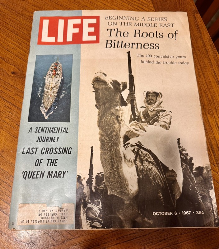 Oct 6, 1967 Life Magazine The Roots of Bitterness - Middle East Series