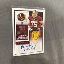 2015 Panini Contenders - Rookie Ticket Brandon Scherff #188 (AU, RC)