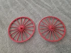 Marx Johnny West Covered Wagon 2 Replacement Wheelsl Vintage 1967