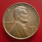 1933-D AU BN Lincoln Wheat Penny Denver Mint ACTUAL COIN FAST SHIPPING 1940