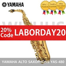 Yamaha YAS-480 Standard Alto Saxophones Gold with Hardcase Genuine Warranty*
