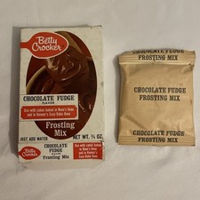 Vintage Easy-Bake Oven Mix Chocolate Fudge Frosting Betty Crocker Unopened Retro
