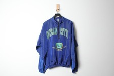 Vintage 1990's USA-Made Ocean City Maryland Purple Windbreaker Pullover One Size