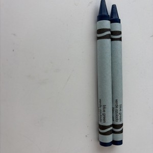 Blue-Green Crayola Crayon Binney & Smith Vintage Retired Discontinued RARE Color