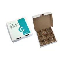 Coltene Whaledent H02801 Hygenic Fiesta Wingless Color Coded 9 Wingless Clamps