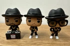Funko Pop! Rocks JMJ Run #199 DMC #200 Jam Master Jay #201 LOOSE NO BOX