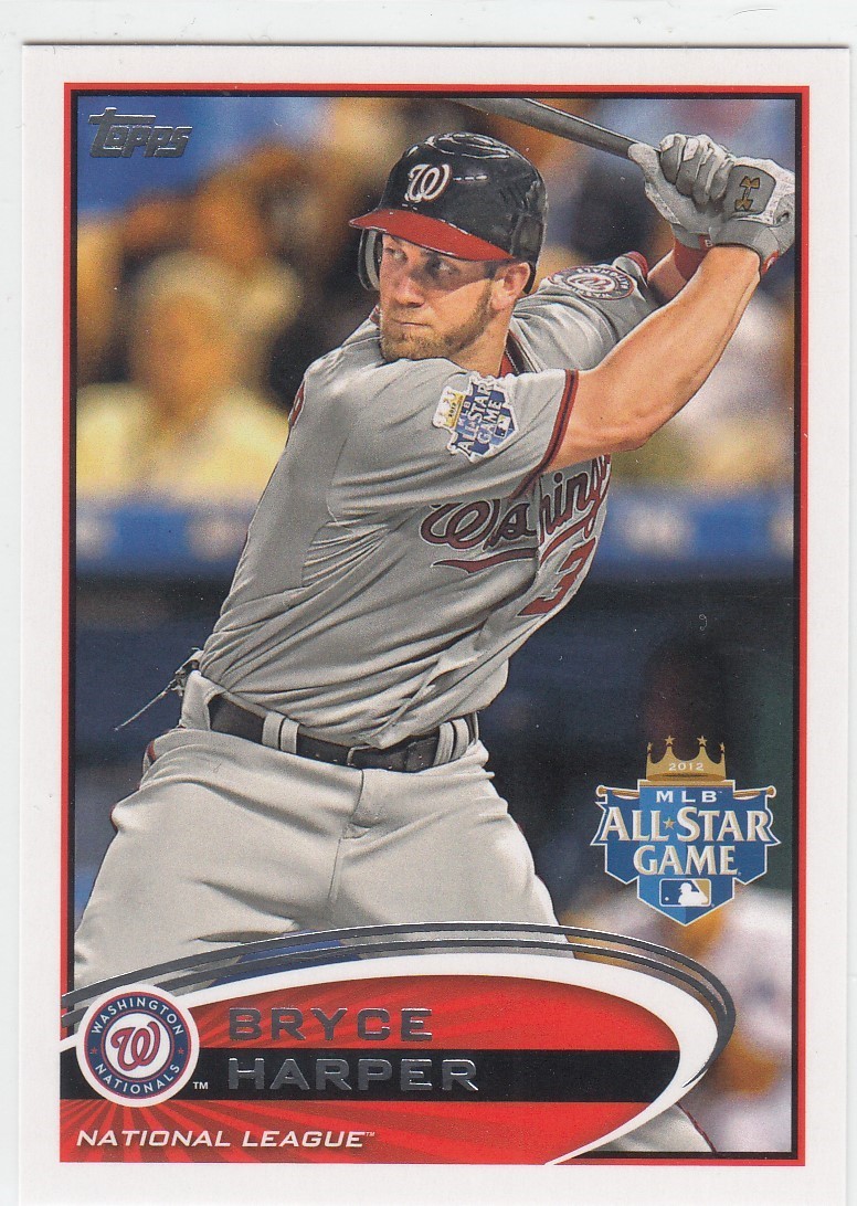 2012 Bryce Harper Topps Update ROOKIE YEAR #299 - Phillies Nationals RC QTY
