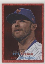 2021 Topps Archives 1957 Topps Red Hot Foil 26/50 Pete Alonso #40 rg5