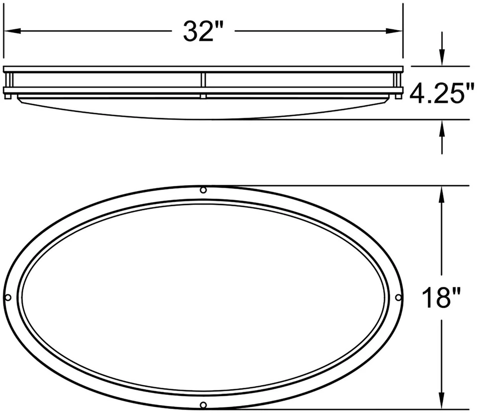 Iluminação de acesso 20513LEDD Solero III 18"W LED teto embutido - Bronze - Imagem 2 de 4
