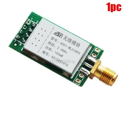 1Pcs 2.4G 22Dbm 100 NRF24L01P+PA+LNA Wireless Transmission Module Shield Case rf
