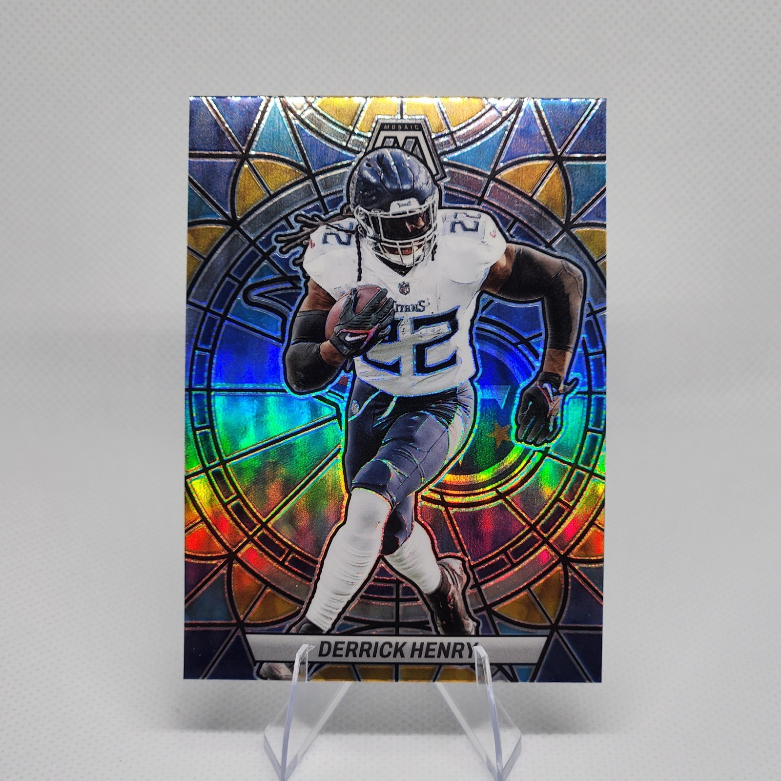 2023 Panini Mosaic - Stained Glass Derrick Henry #SG-11