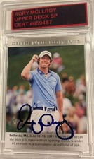 Rory McIlroy  Upper Deck 2011 US Open Authentic Moments Card # 53.
