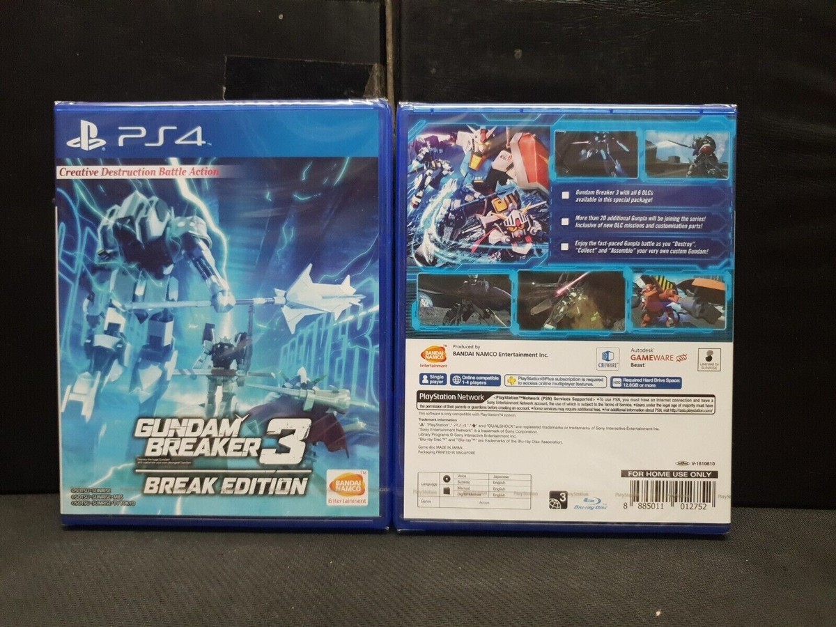 ASIA ENGLISH VERSION) PS4 Gundam Breaker 3 Break Edition (Brand