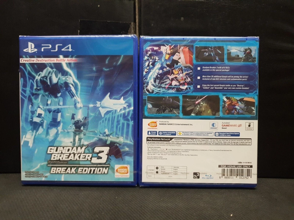 Gundam breaker 3 break edition ps4 cheap