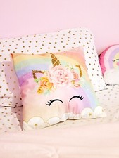 Unicorn Pillow Covers Set of 2 Unicorn Square Pillow Cases 18''x18'' home decor