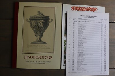HADDONSTONE Katalog 1993-1994 Gartenornamente Sammlung + Preisliste