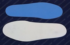 Vinyl and Foam Insoles - Flat Inserts for Shoes Boots 1/8" or 3/16" ALL WIDTHS