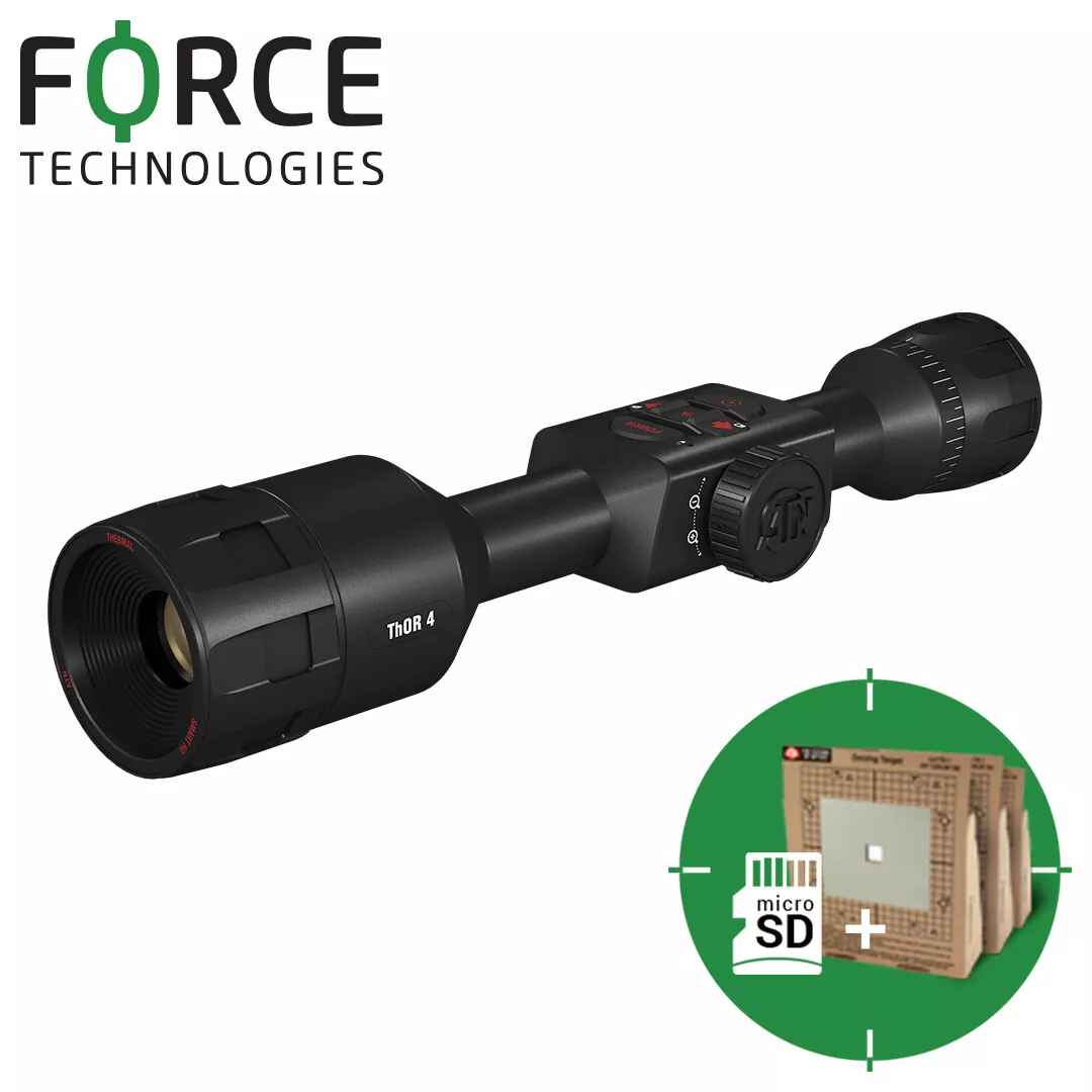 ATN ThOR 4 384 4.5-18x Thermal Rifle Scope + FREE Set: SD Card +