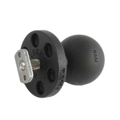 RAM Mount Plastic Flat Panel T-Slot Adapter With 1'' B-Ball RAP-B-375U