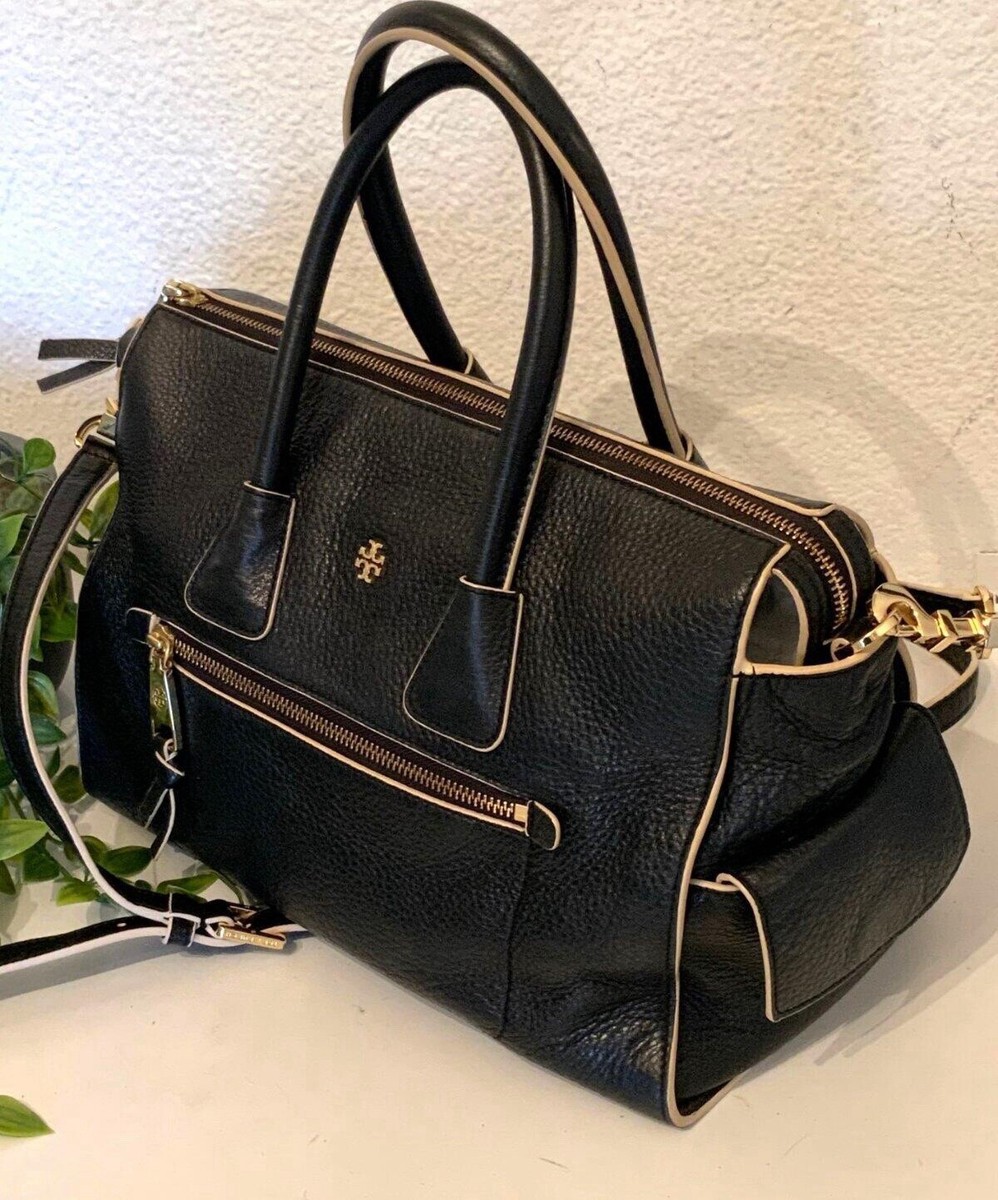 TORY BURCH EMERSON COLORBLOCK SATCHEL CROSSBODY BAG | eBay