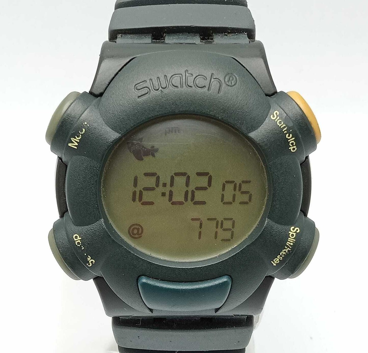 Swatch Beat Digital Swiss Quartz Chronograph V8 Vintage Men's