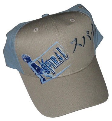 Spiral Logo Anime Beige & Blau Hut GE-2217