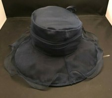 Women Lady Tea Party Church Kentucky Derby Wide Brim Wedding Veil Sun Hat