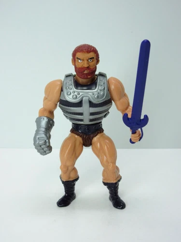 MOTU,Vintage,FISTO,Variant,Masters of the Universe,Complete,figure,Red,He-man