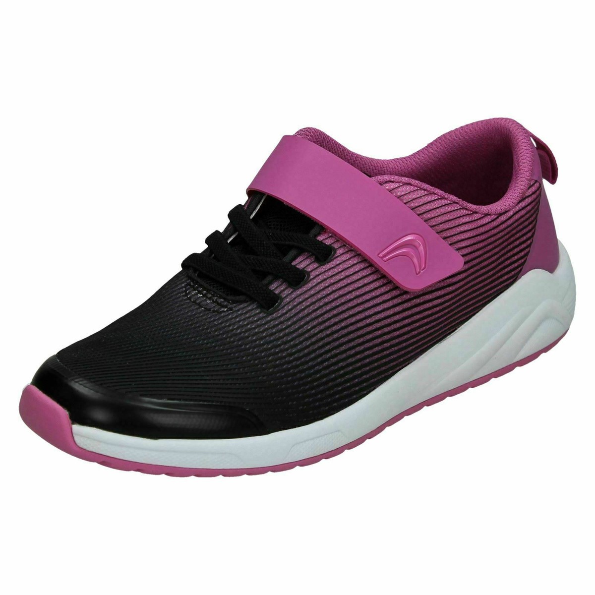 Bambini Clarks Casual Gancio & Ciclo Tessuto E da Ginnastica Sintetici Aeon