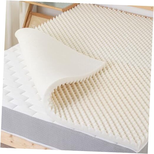 1-Inch Convoluted Copper-Infused Memory Foam Mattress Twin Convoluted Topper