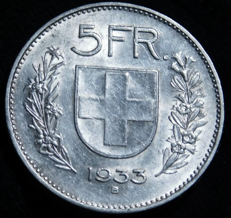 (初期年号)スイス連邦　農夫像　5フラン銀貨　1933 B Silver 1933 Year Swiss Coins for sale | eBay