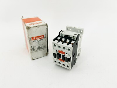 New Lovato BF12-10-A02460 Contactor, 3 Pole, 12A, 24v60Hz