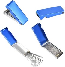 Guitar Nut Bridge File Set Luthiers Tool Box 13 Sizes of Files 1 Flat File for G