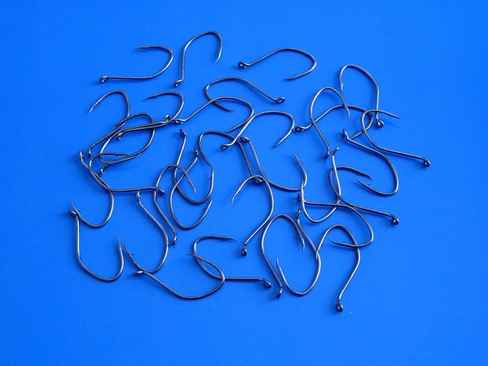 25 Stück Raubfischhaken Einzelhaken Dropshot Angelhaken Haken viele Größen