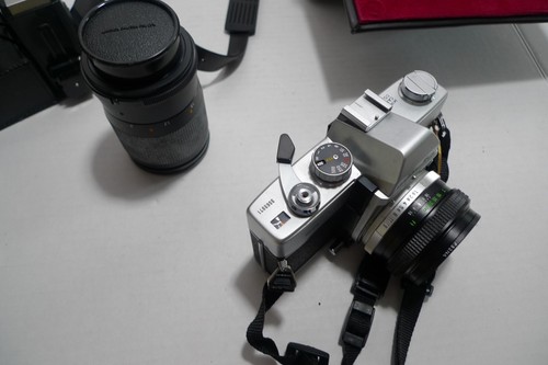Vintage- Minolta SRT 100 With Extras: CASE,  LENS,  FLASH, ETC - Afbeelding 10 van 12