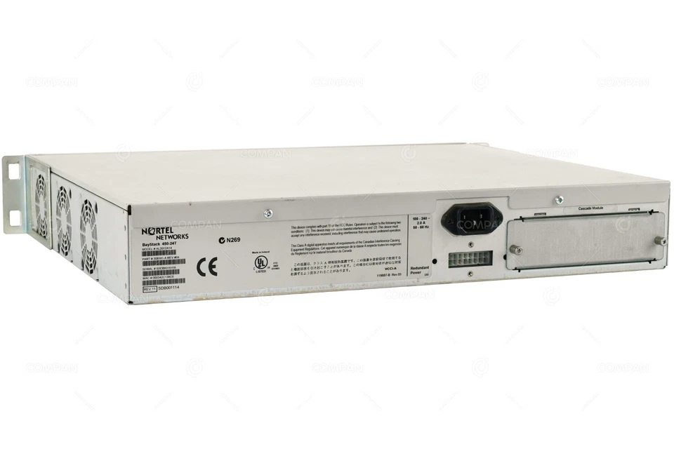 450-24T NORTEL NETWORKS FAST ETHERNET SWITCH - PASSWORD - Image 2 of 4