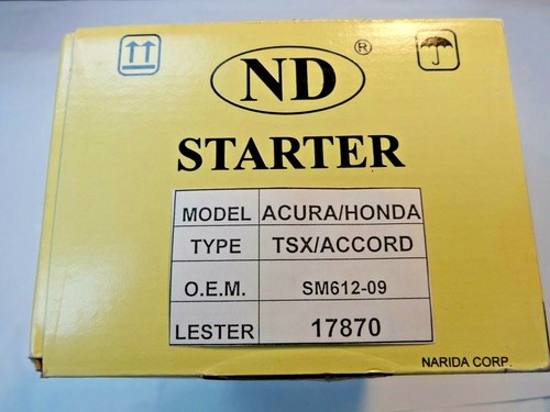 Acura .TSX Honda Accord.Element.2003-2006.L4/2.4L1.6KW/12V.CW 9-T .1 Yr Warranty - Picture 8 of 13