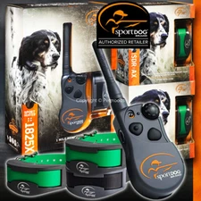 SportDOG SD-1825X SportHunter Remote Trainer 3 Dog Collar SDR-AX 1-Mile Training