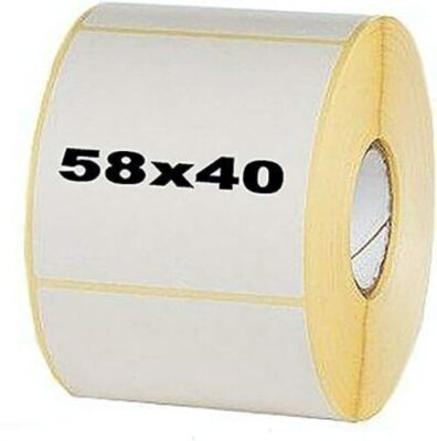 Skalenetiketten - 58mm x 40mm funktioniert mit Skalen: CAS Dibal Bizerba Avery Berkel
