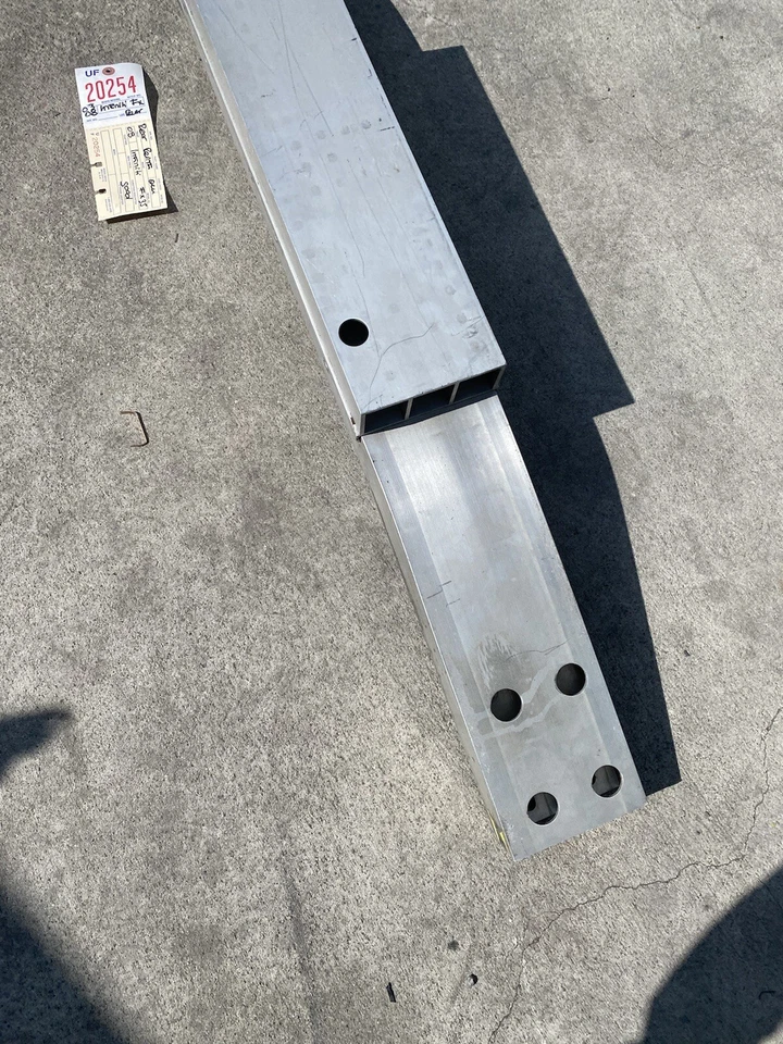 2003 2008 Infiniti FX FX35 FX45 Rear Bumper Reinforcement Bar OEM  - Image 2 of 4