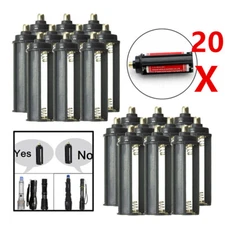 20× AAA Battery Box Storage Case Holder Plastic Battery Clip for 3×AAA Batteries